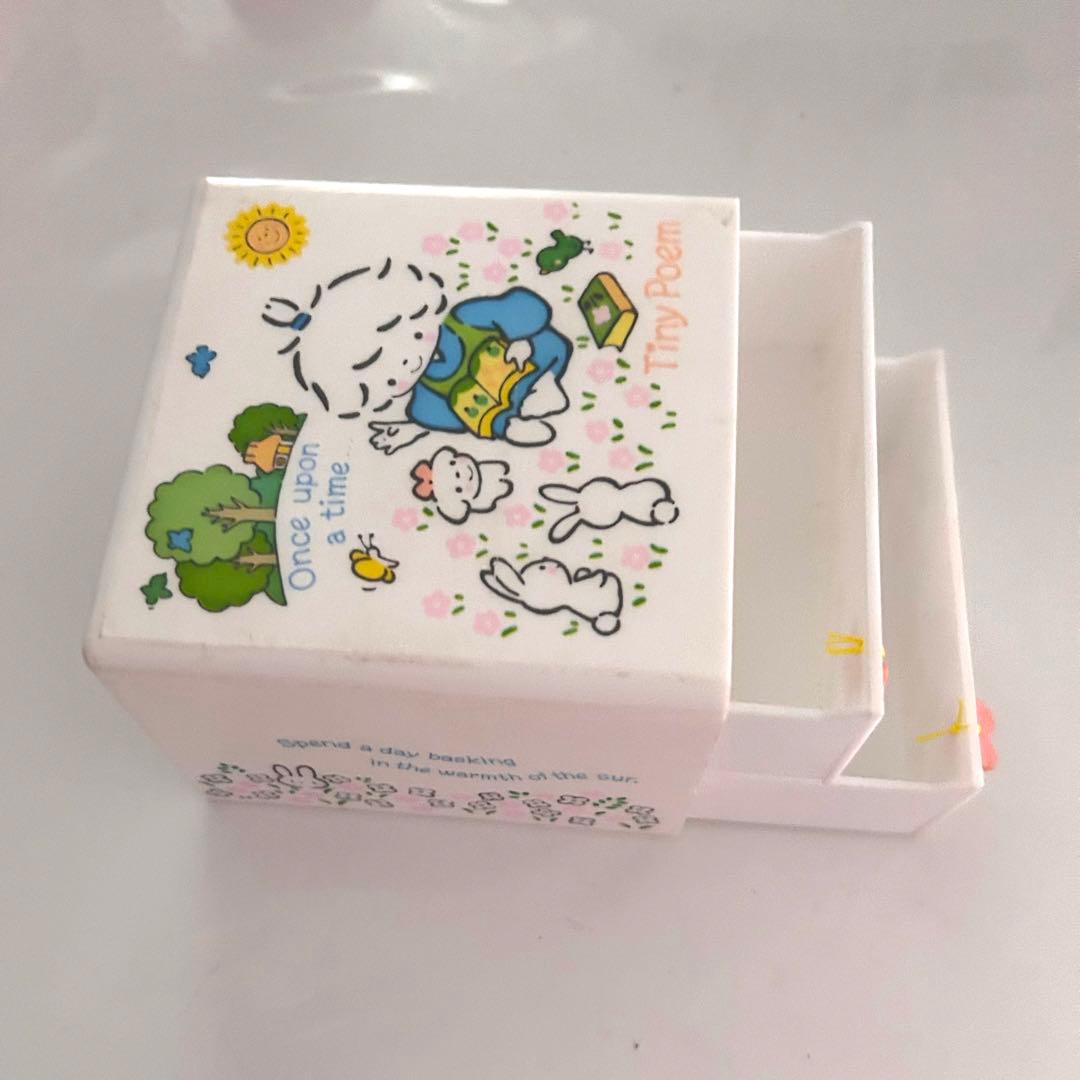 サンリオ♡ 風の子さっちゃん・タイニーポエム 小物入れ 昭和レトロ