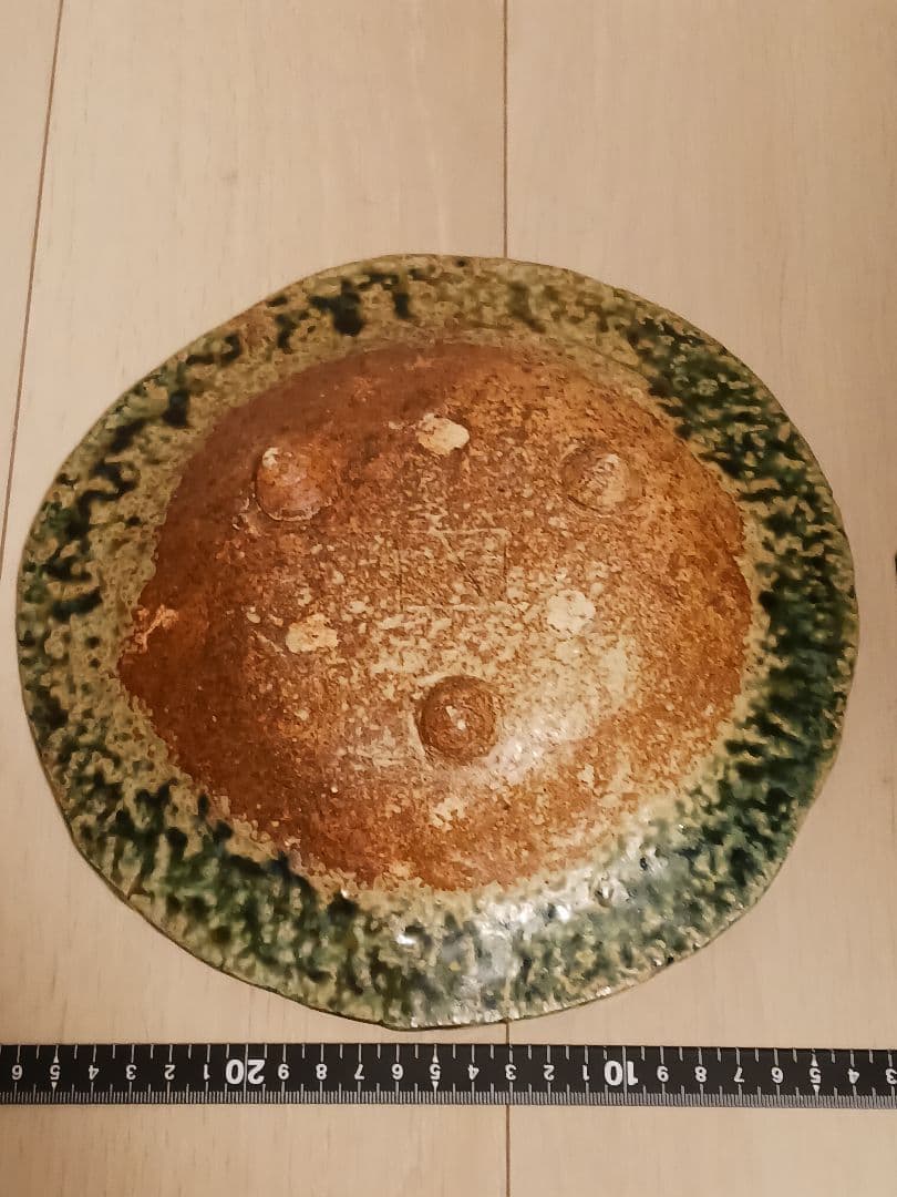 織部焼 花文八寸鉢 三ツ足 陶芸作家 佐藤和次作 美品 - メルカリ