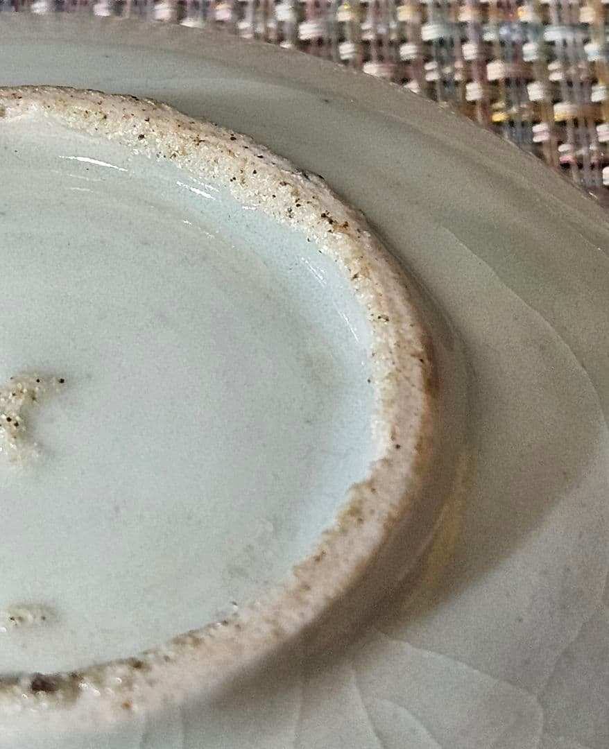 名品古伊万里❗05】江戸時代初期 初期伊万里 染付鶴図 12.8cm皿 - メルカリ