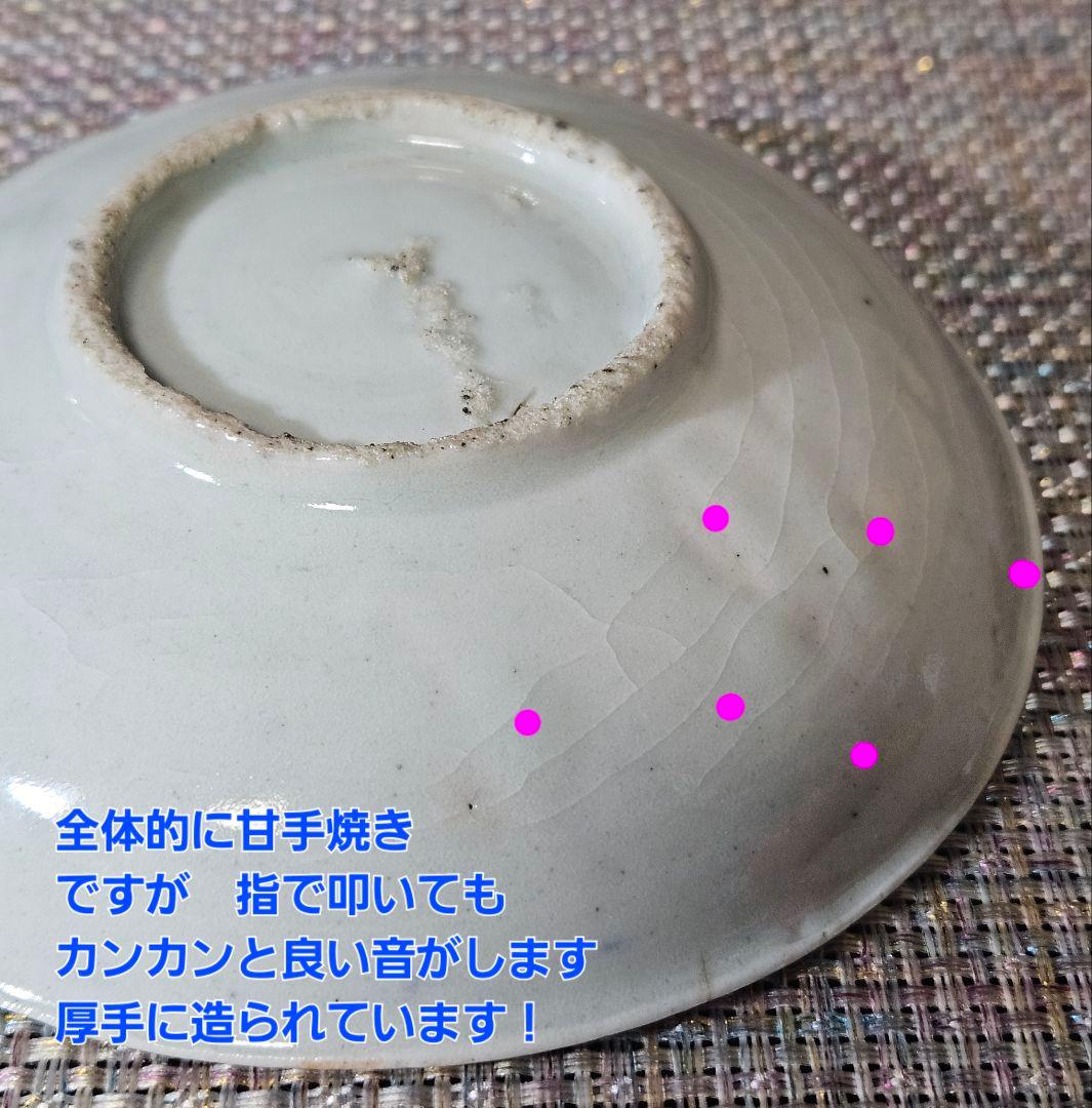 名品古伊万里❗05】江戸時代初期 初期伊万里 染付鶴図 12.8cm皿 - メルカリ