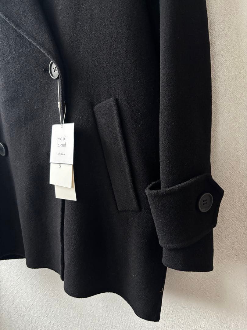 《新品タグ付き》ミラオーウェン woolコクーンシルエットピーコート