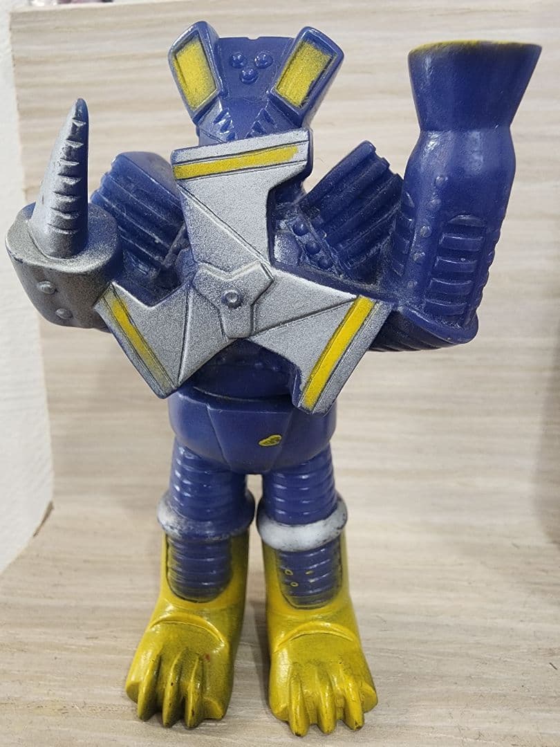 ブルマァク レオパルド スーパーロボット マッハバロン ソフビ 当時物