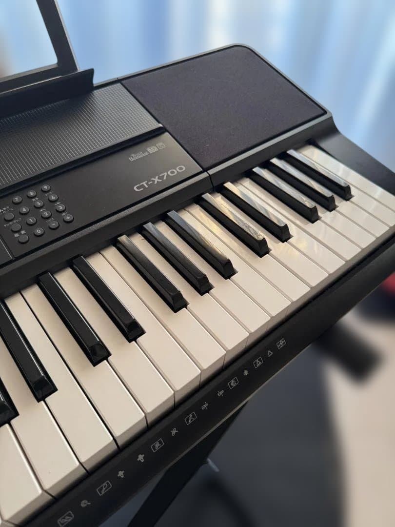 最終価格/美品】CASIO CT-X700 電子キーボード+YAMAHAペダル - メルカリ