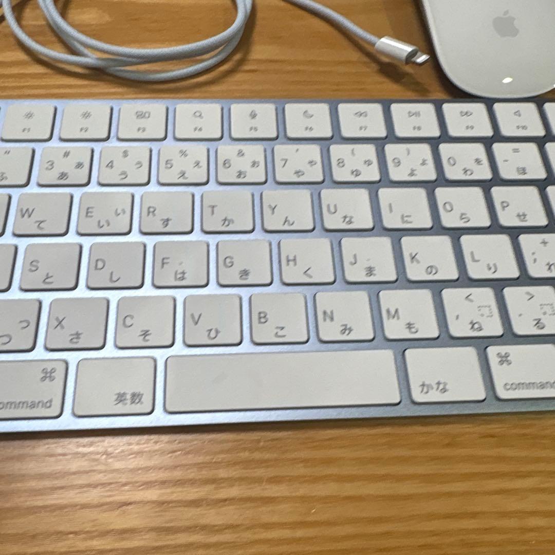 iMac付属 純正キーボードマウスブルー - メルカリ