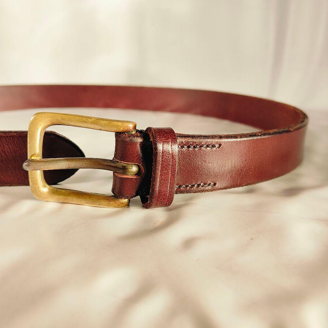 英国製】Jabez Cliff 正規品 高級ブライドルレザードレスベルト 30