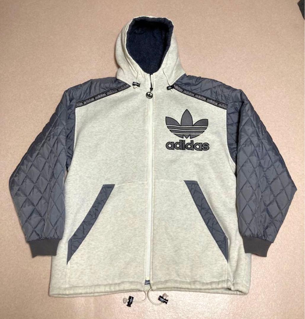 激レア 90sアディダス デサント製 キルティング 切替 ジャケット