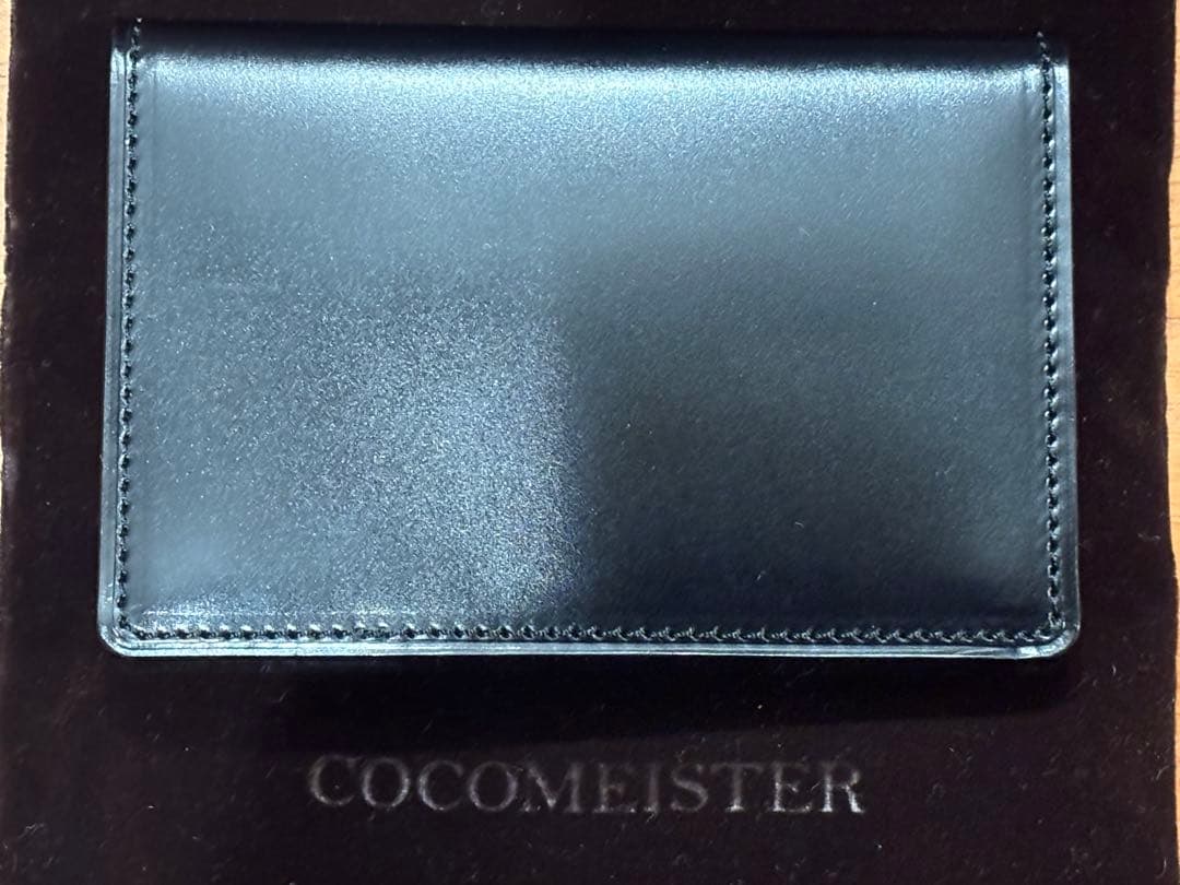 COCOMEISTER ブラックレザー 名刺入れ 新品未使用 - メルカリ