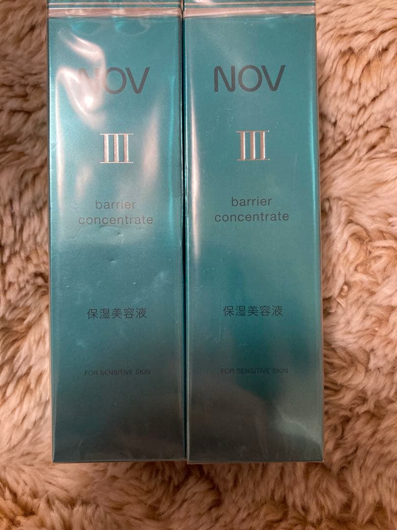 NOV バリアコンセントレート 保湿美容液2本セット 本日発売！敏感肌のための低刺激性化粧品『ノブ』のⅢシリーズから
