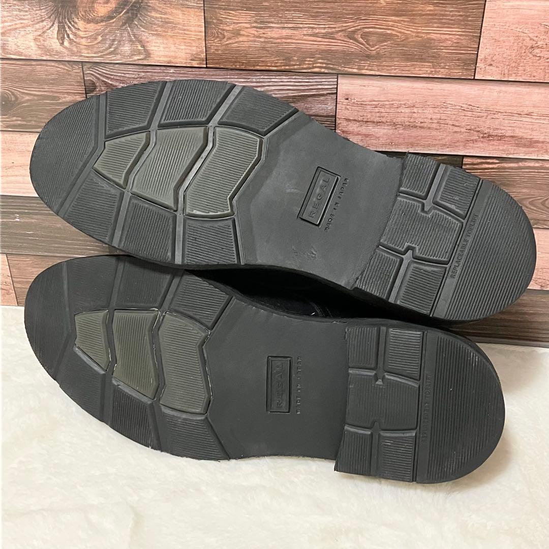 極美品 REGAL ゴアテックス 26.5d ビジネス シューズ 黒 シボ革