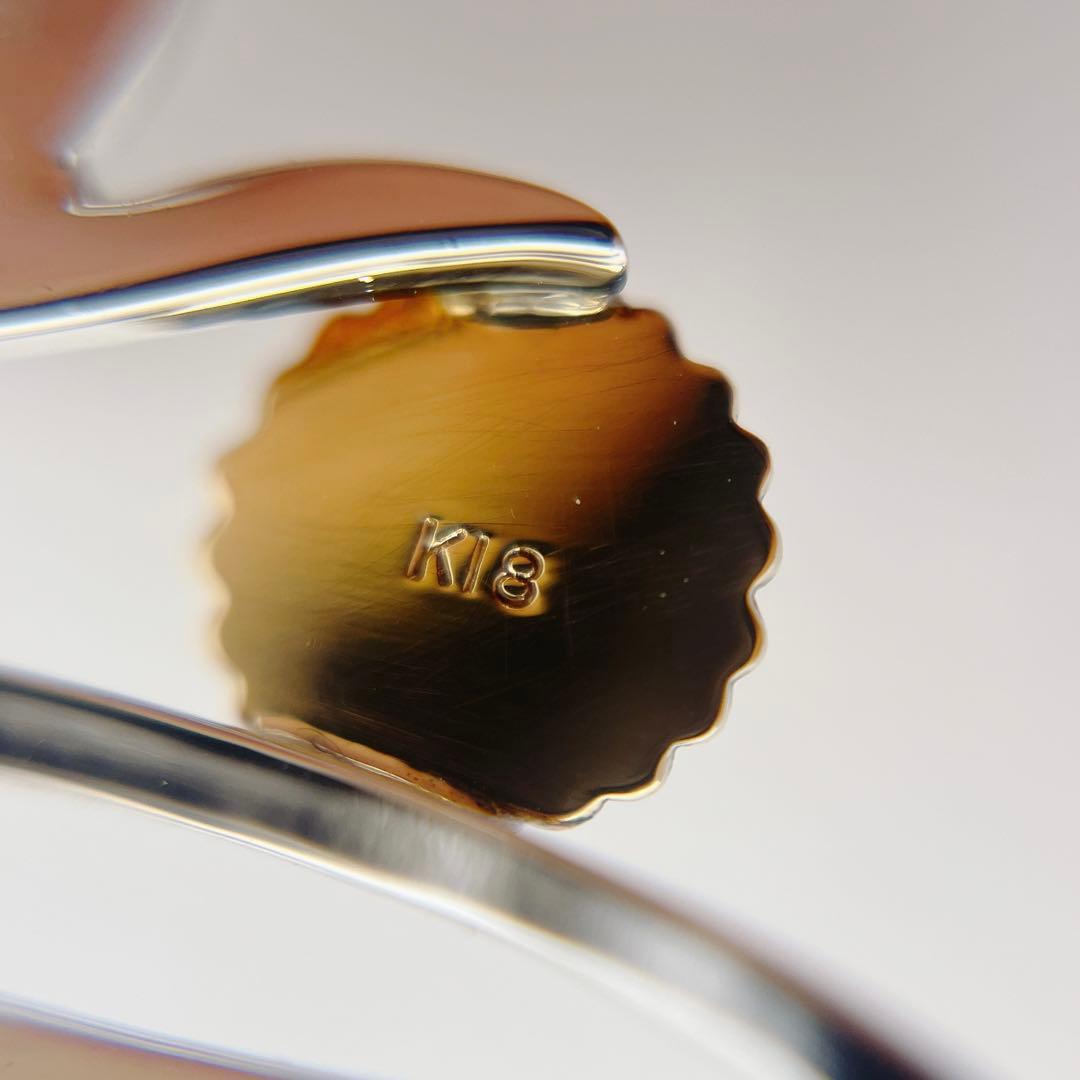 未使用品】ミキモト パール K18 菊紋 リーフ ブローチ - メルカリ