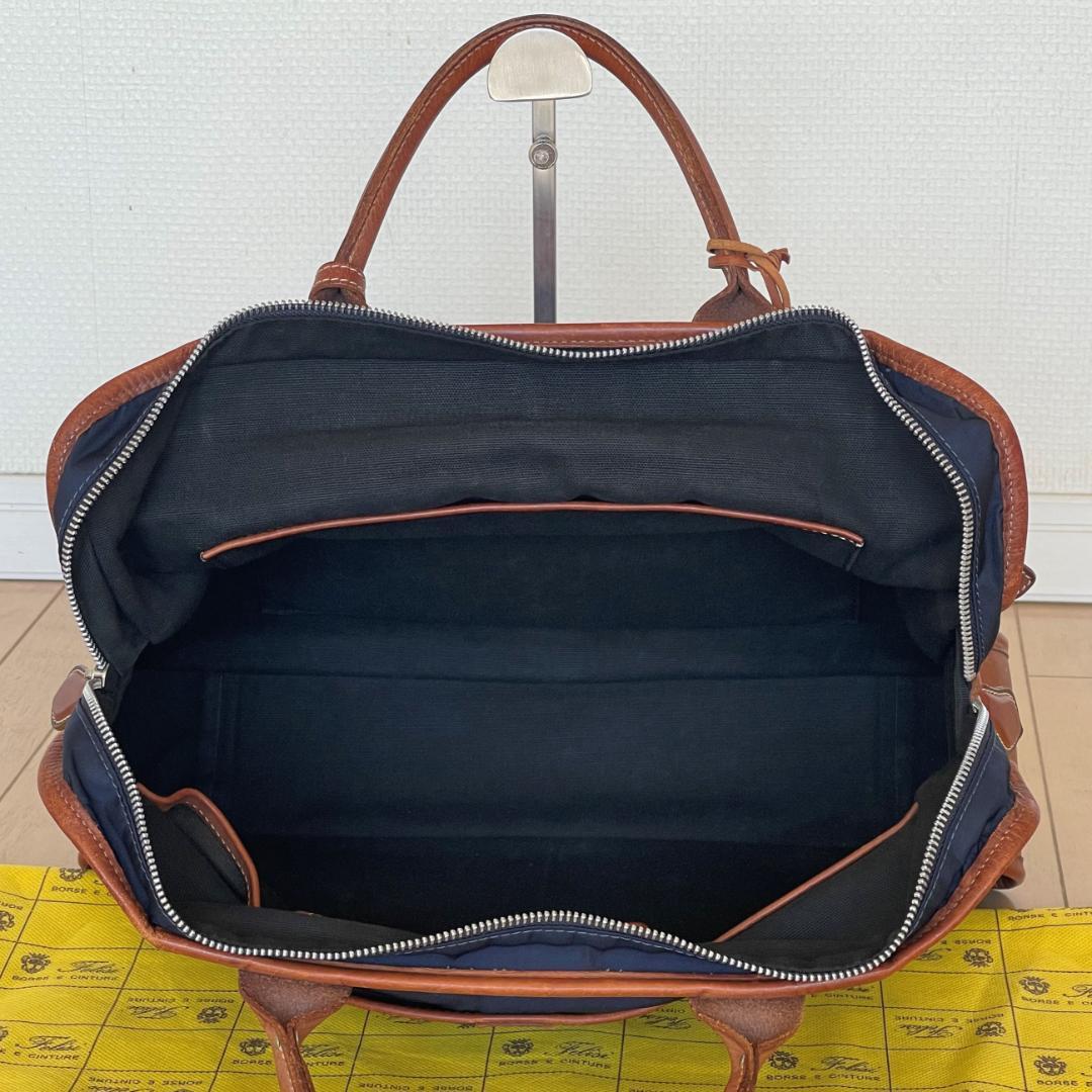 【美品・定価72,600円】フェリージ 8637/2/ds ネイビー