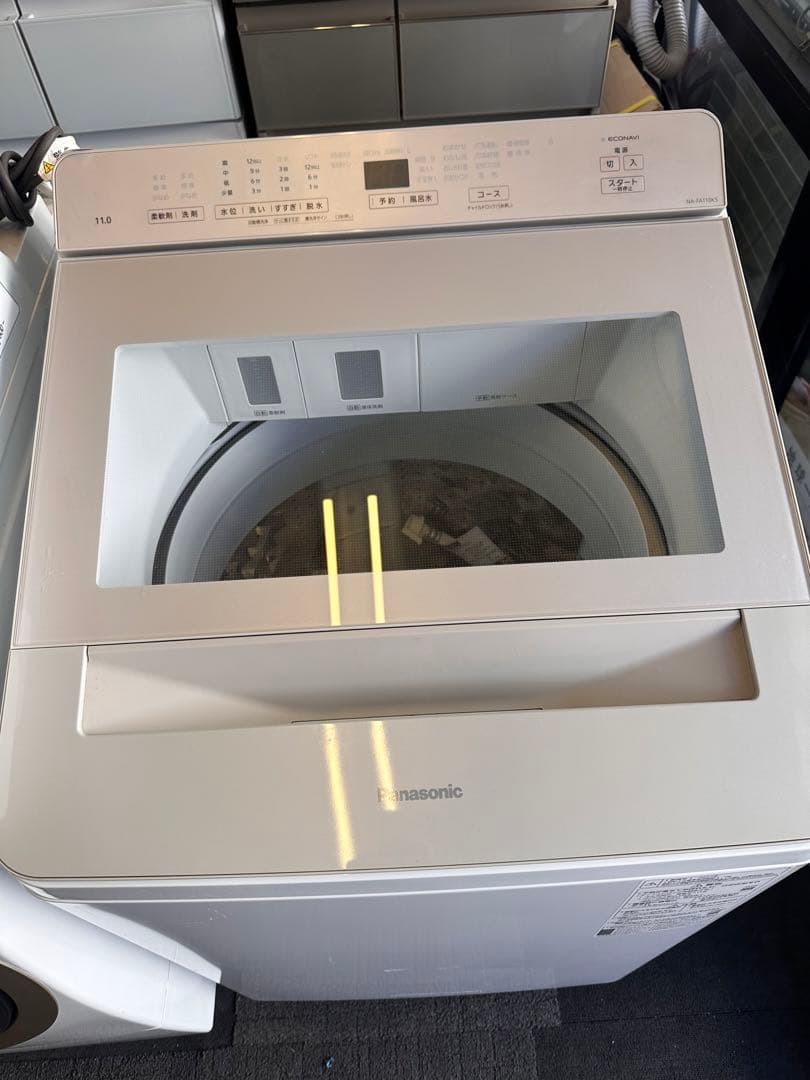 パナソニック 11kg 全自動洗濯機 2022年製 NA-FA110K5 極美品 - メルカリ