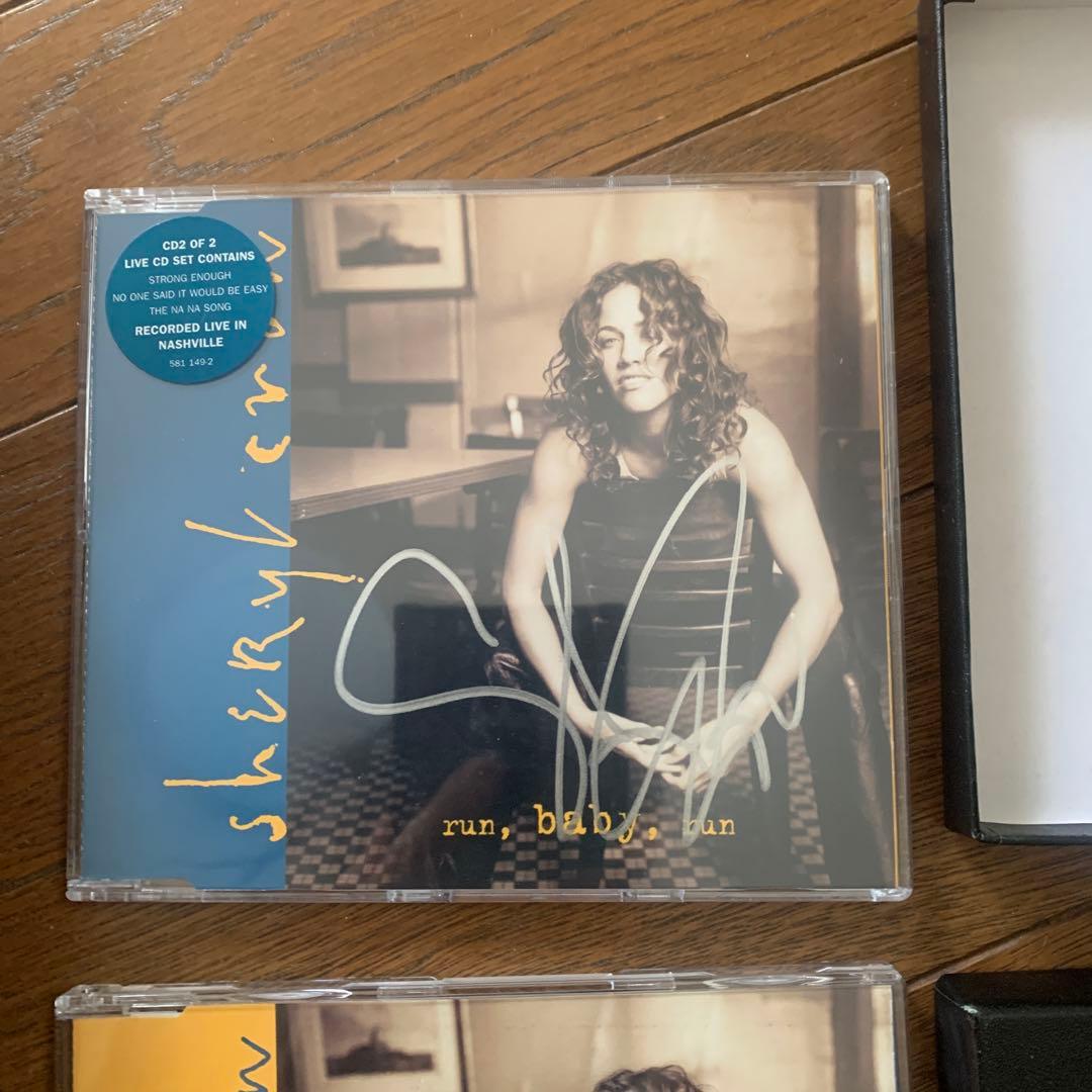 Sheryl Crow RUN BABY RUN LIVE CD 2枚サイン入 Sheryl Crow RUN BABY RUN CD2 of 2 LIVE CD 2枚SET 直筆サイン入り