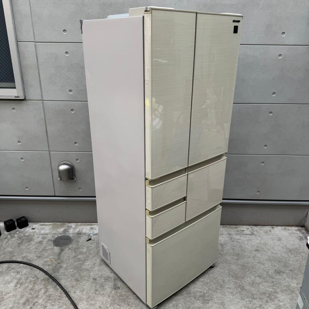 89⭐️日本製☆2019年製☆シャープ 冷蔵庫 6ドア 大型 自動製氷