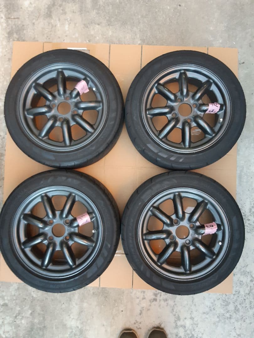 RSワタナベ&アドバンad07 4本セット&協永産業レデューラレーシングナット アドバン レーシング ナット ホイールナット 4個セット ボルト径M12