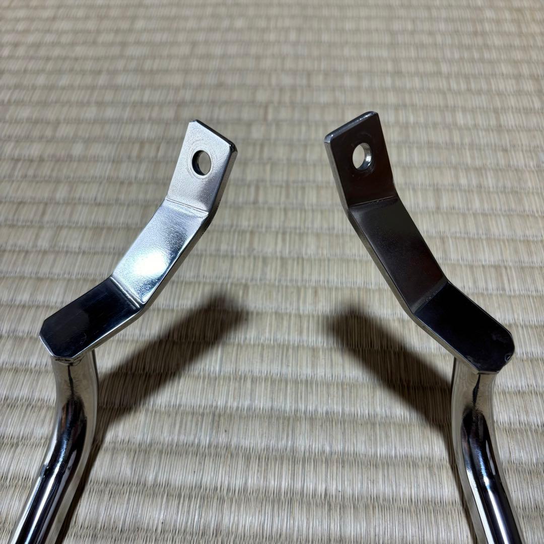 W800 シムズクラフト サイドバッグ サポートバー - メルカリ