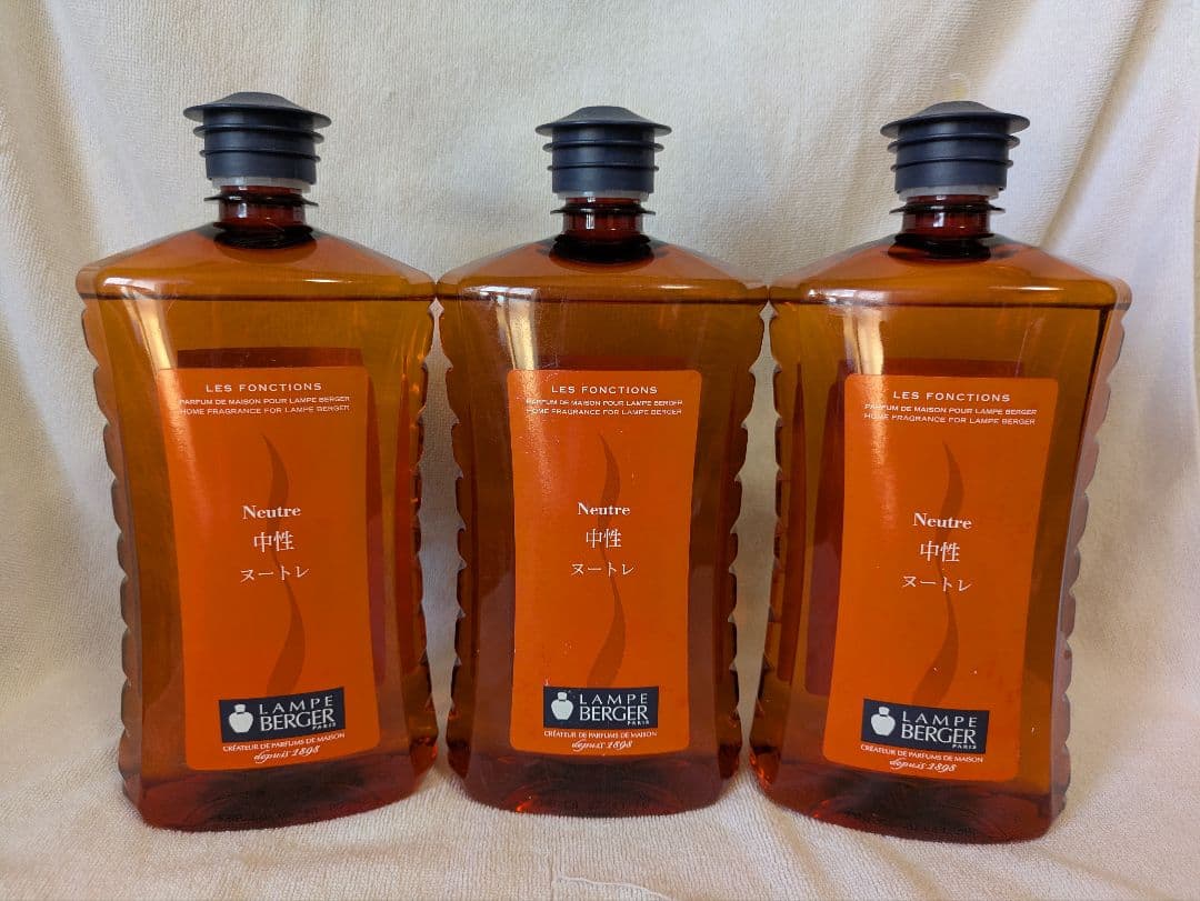 ランプベルジェ アロマオイル ヌートレ(中性) 1000ml✕3本 楽天市場】シャルティエアロマオイル1000ml 3本セット ランプベルジェ