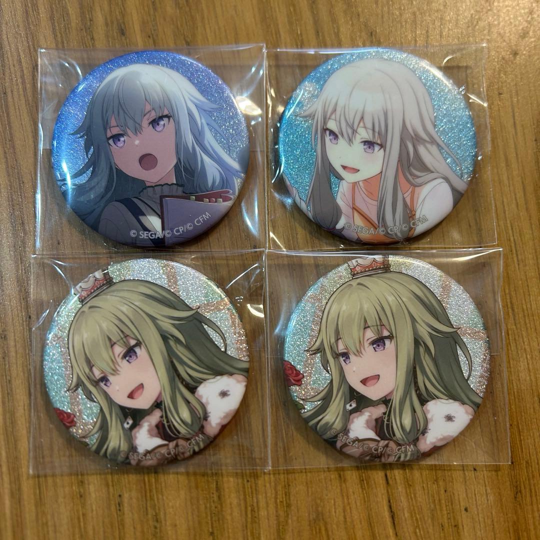 プロセカ 草薙寧々 グリッター缶バッジ グリ缶 4点 まとめ売り WL