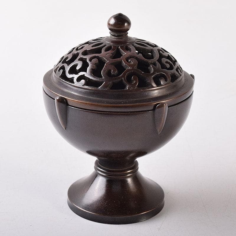 マル 様専用茶道具 釜師 根来実三作 唐銅 火屋蓋置 共箱 V R8718