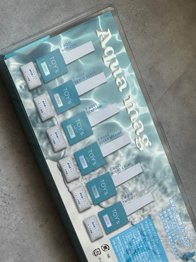 TOY's × INITY 《Aqua mag 》6色セット