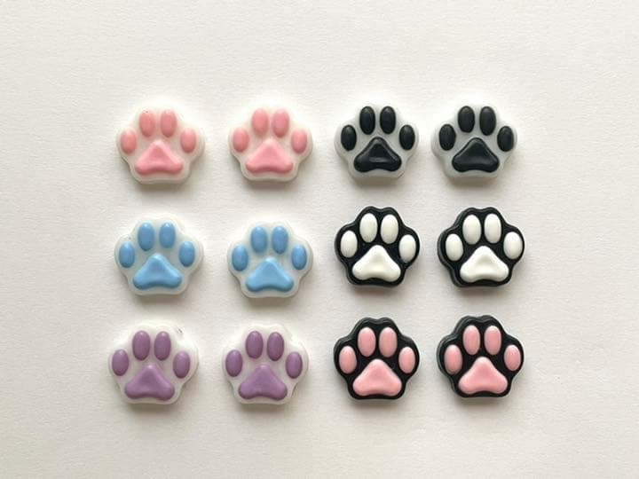 肉球 ネイルパーツ ネイルチップ オーダー ハンドメイド 猫 ねこ ネコ