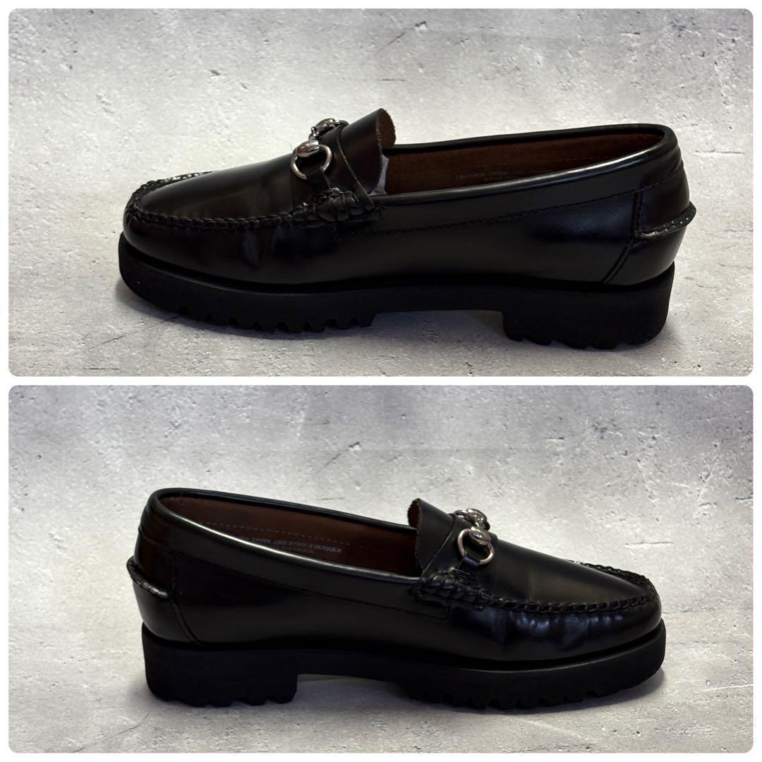 美品　ジーエイチバス　G.H.Bass (37) 革靴　ビットローファー　レザー