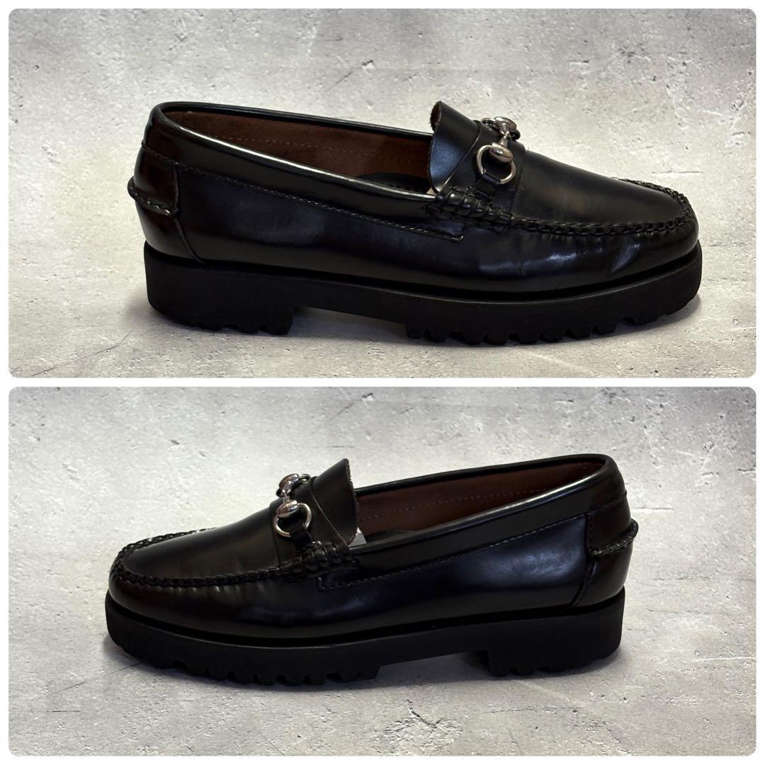 美品　ジーエイチバス　G.H.Bass (37) 革靴　ビットローファー　レザー