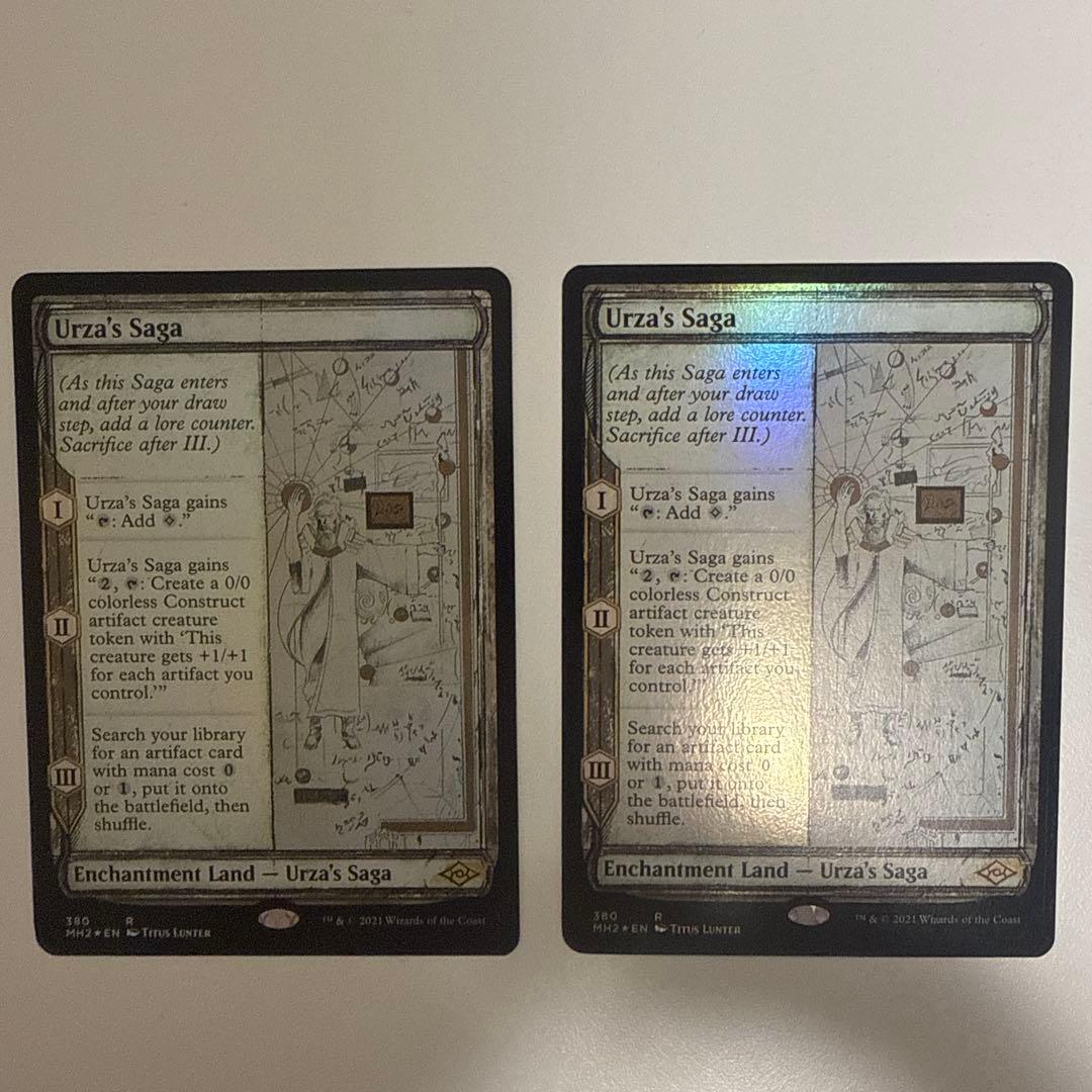mtg ウルザの物語　英語版foil 2枚セット FOIL)ウルザの物語/Urza's Saga《英語》【MH2】