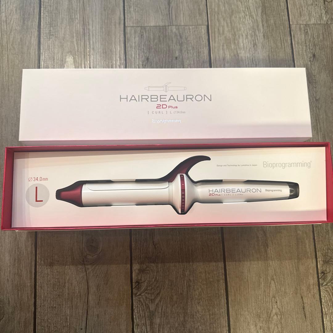 HAIRBEAURON 2D Plus カールアイロン 34mm Amazon | ヘアビューロン2D Plus [カール] L-type 34mm