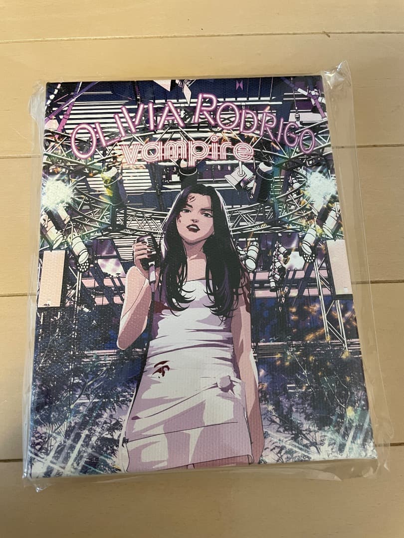 オリヴィア・ロドリゴ vampire アートボード　キャンバスアート オリヴィア・ロドリゴ、新アルバムから新曲「Vampire」を6/30に配信