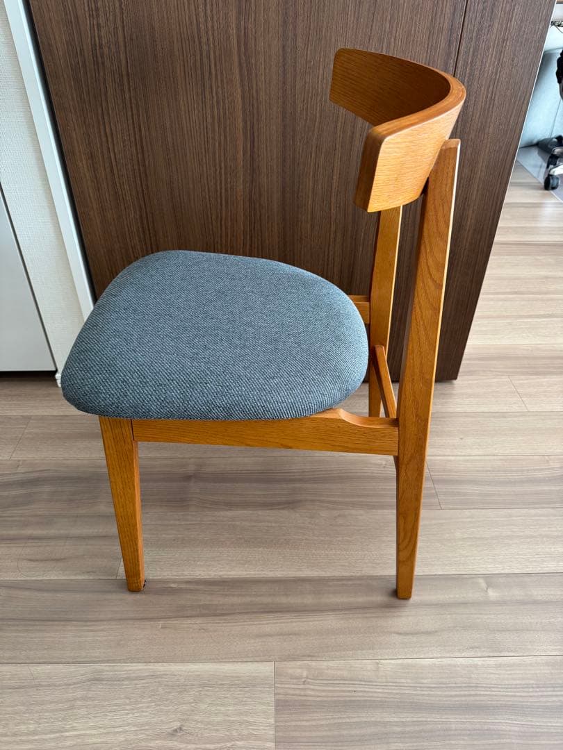 UNICO(ウニコ) TOVE(トーヴ)シリーズ ダイニングチェア ネイビー③