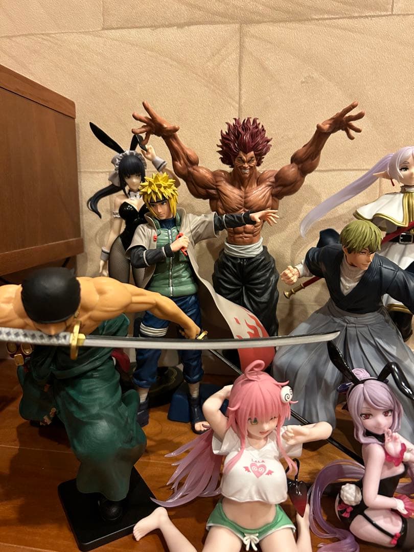 即購入OK】アニメキャラクター フィギュアセットまとめ売り13体 箱無し