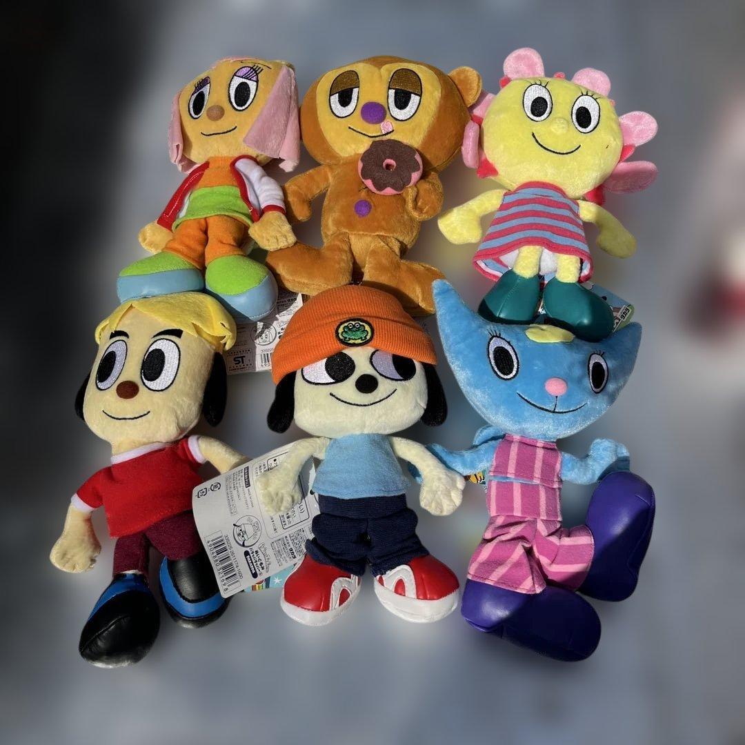 レトロ 当時物 パラッパラッパー ぬいぐるみ6体セット タカラ 2001