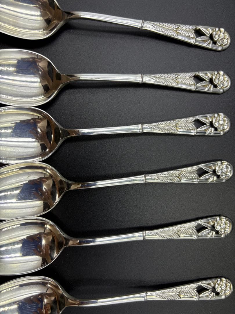 宮本商行 カトラリーセット 銀製 スプーンセット〈6本セット〉 99g