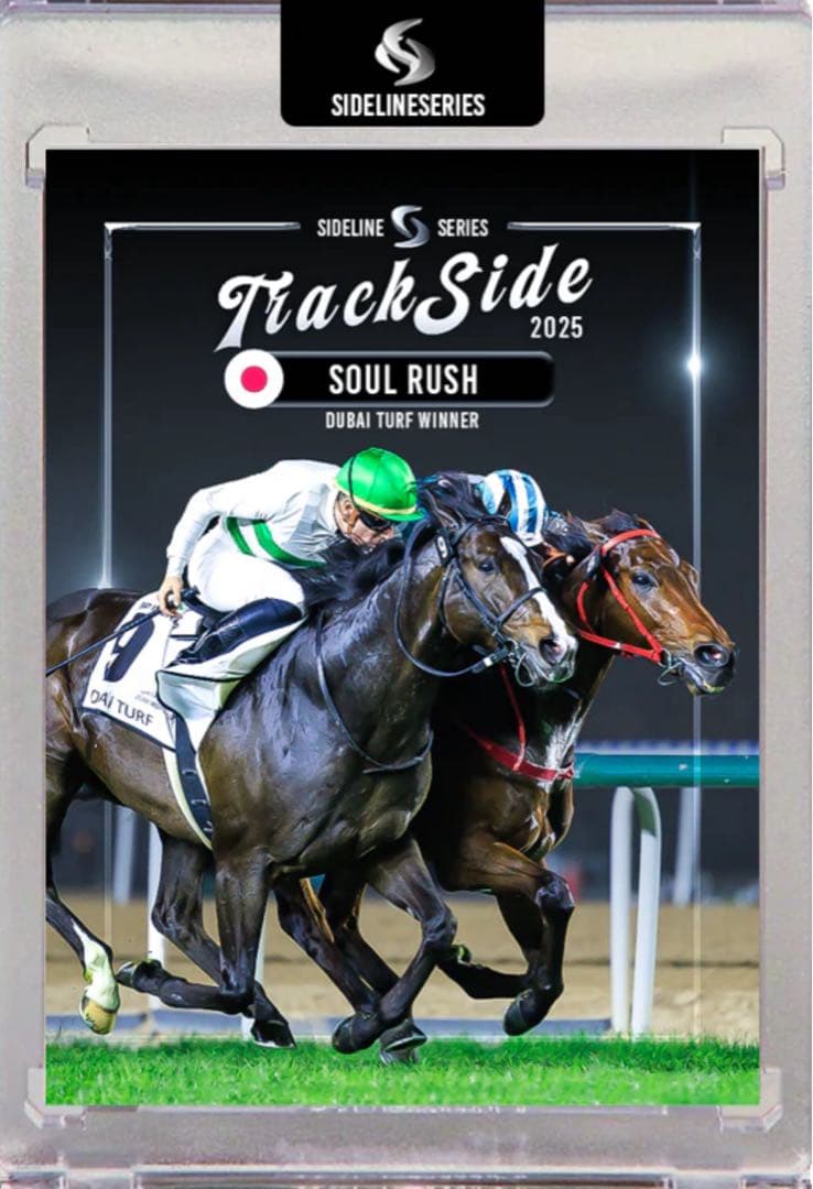 ソウルラッシュ 世界限定 ホースレーシングカード 競馬 ドバイターフ