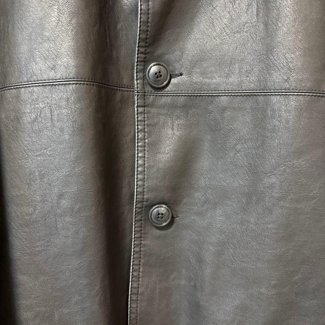 レザージャケット BACK NUMBER ブラック L - メルカリ