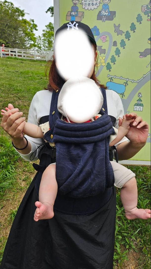 arti poppe] acomay様専用 ザイガイスト ネイビー 抱っこ紐