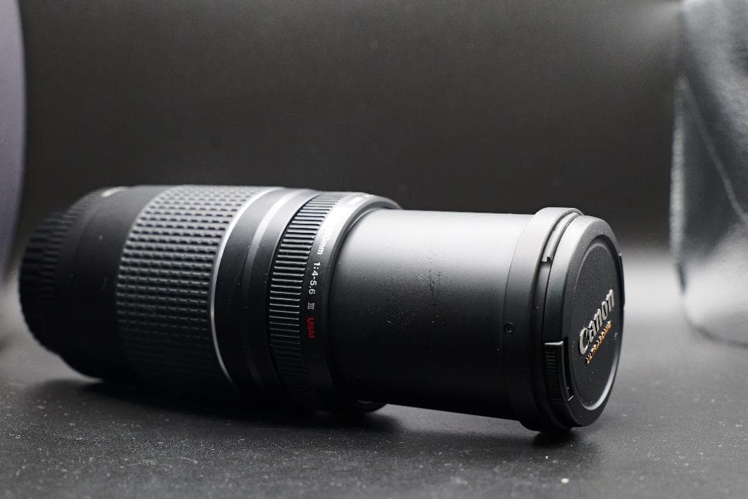 望遠レンズ　Canon EF 75-300mm f/4-5.6 III USM