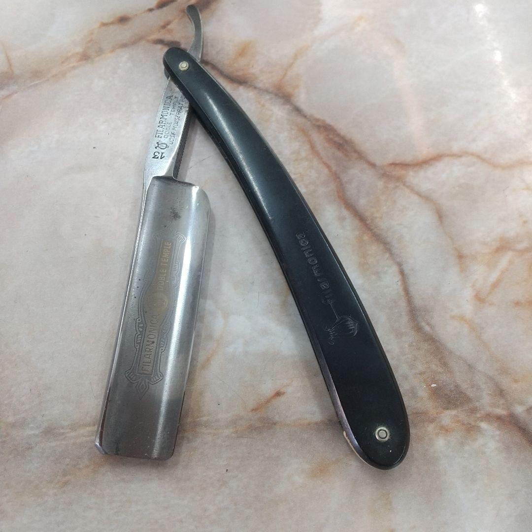♥️Doble Temple ♥️フィラーモニカ レザー剃刀 13
