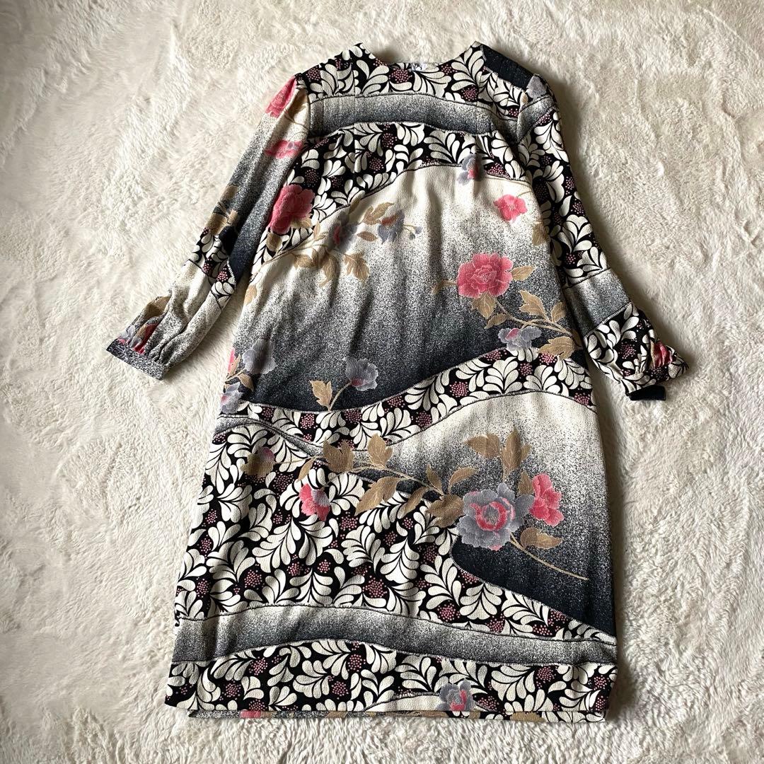 詩仙堂2点 詩仙堂 長袖ワンピース&ジャケット 2点セット 詩仙堂 長袖