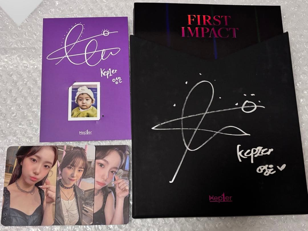 Kep1er ヨンウン FIRST IMPACT サイン アルバム - メルカリ