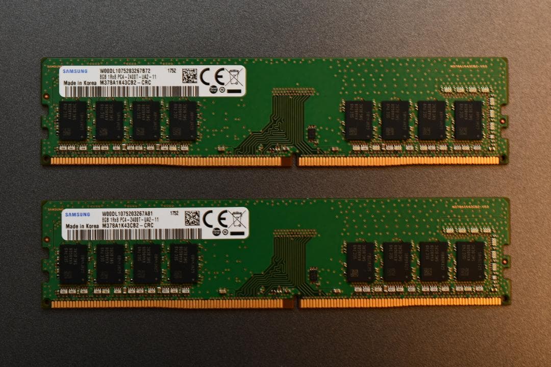 動作品】DDR4 32GB 2400MHzメモリ (8GBx4枚組) - メルカリ