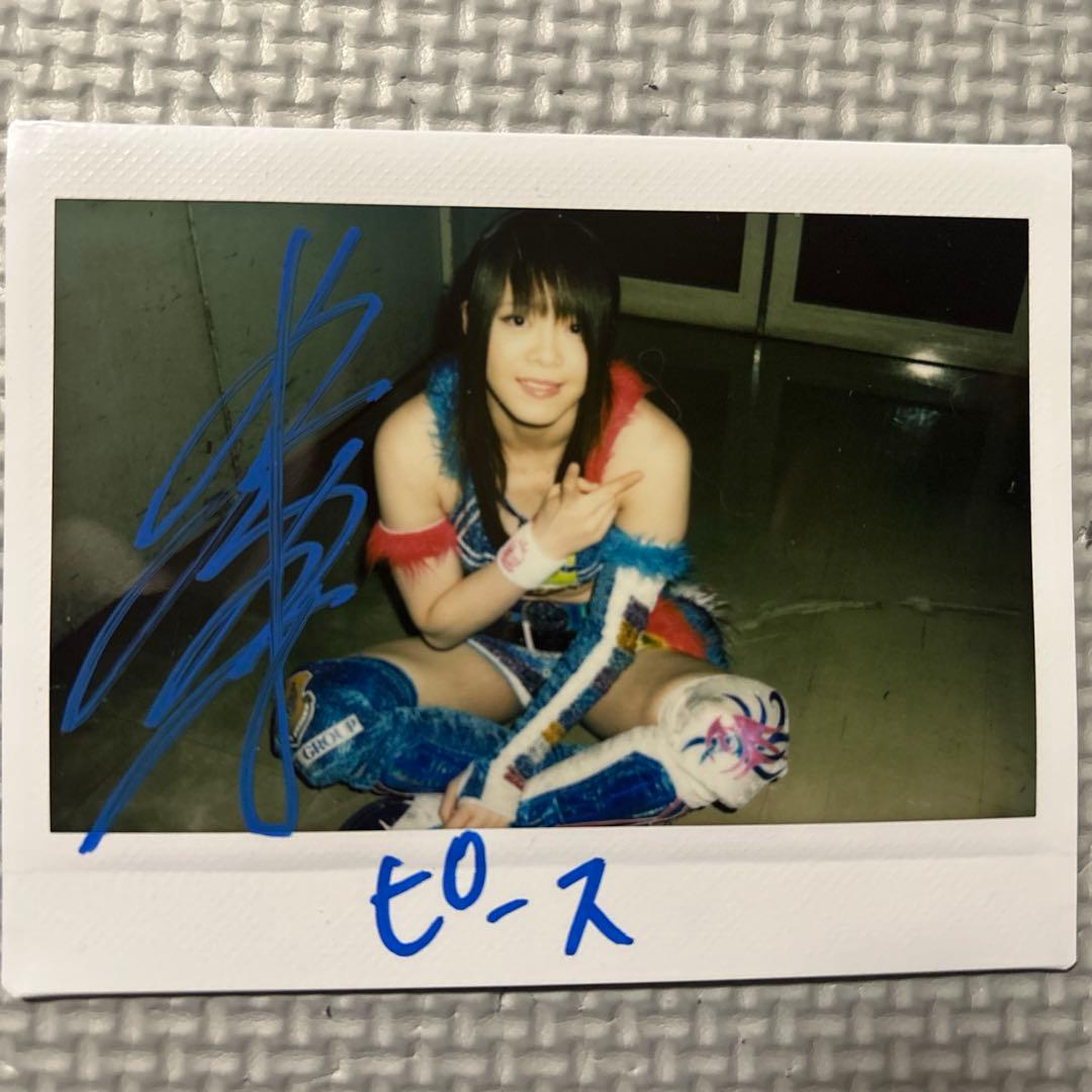 スターダム アイコン マリーゴールド 岩谷麻優 プロレス チェキ 直筆