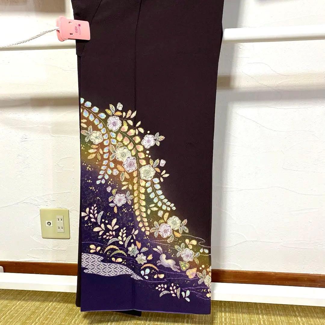 着物-辻が花着物233【訪問着】【正絹】越後十日町一流染匠桐屋翠山工房