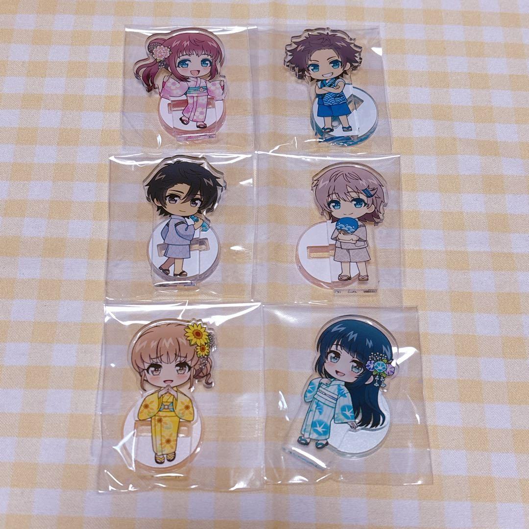 凪のあすから　熊野市　宿泊　特典　限定　浴衣　アクリルスタンド セット 凪のあすから 熊野市 宿泊特典 浴衣 SD アクリルスタンドセット 凪あす