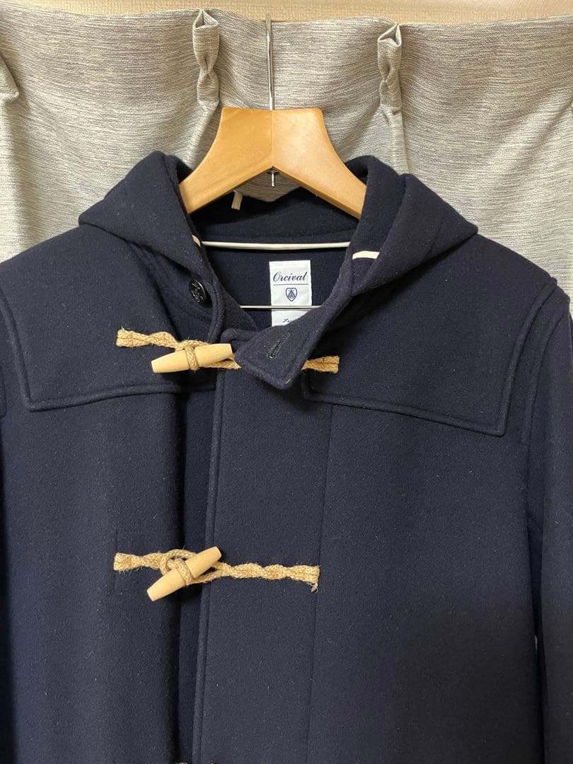 美品】ORCIVAL オーシバル ダッフルコート ネイビー L フランス製