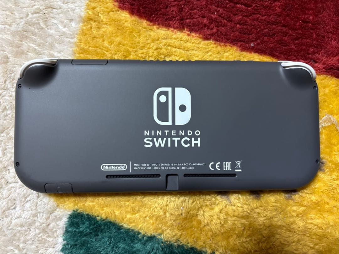nintendo switch lite グレー 本体のみ