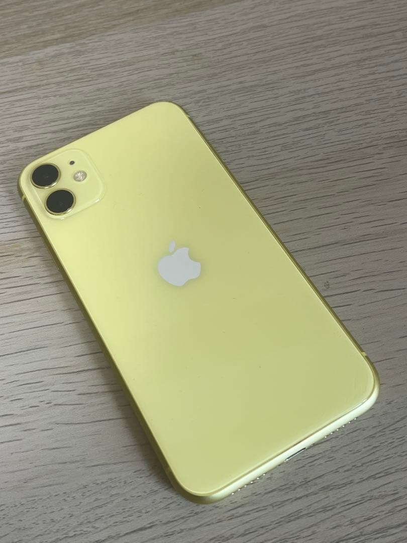 ジャンク品 iPhone 11 128GB イエロー バッテリー100% - メルカリ