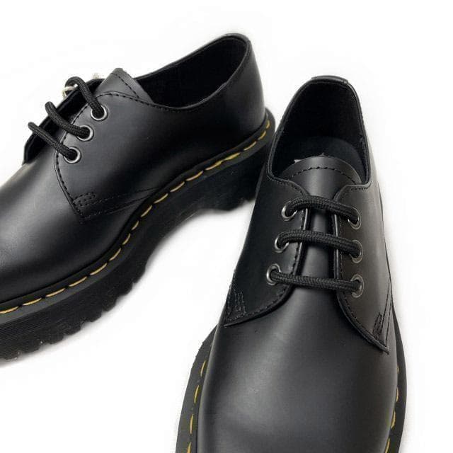 【期間限定価格】ドクターマーチン 厚底 レザー(25.0cm)黒180210