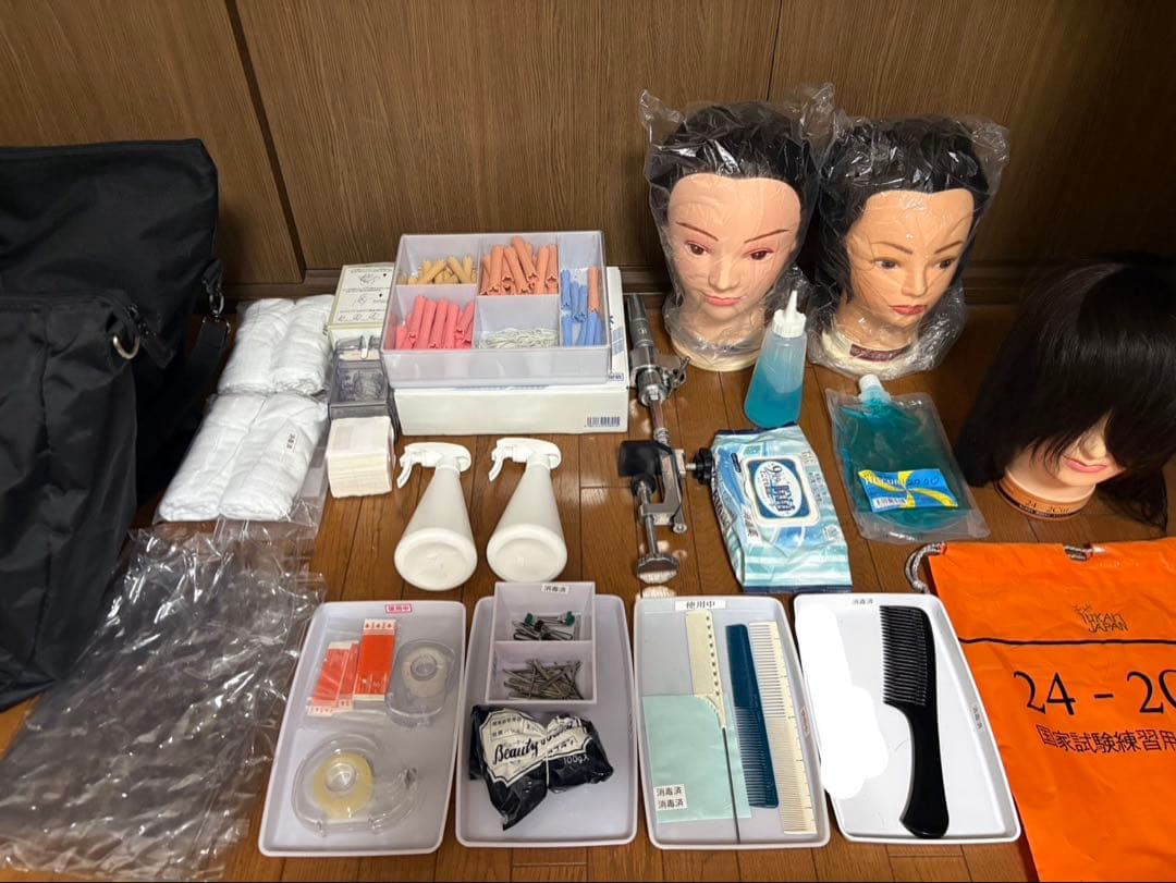 美容国家試験、オールウェーブ、ワインディングセット 練習用カットウィッグ 美容国家試験 セット ワインディング オールウェーブ ウィッグ - メルカリ